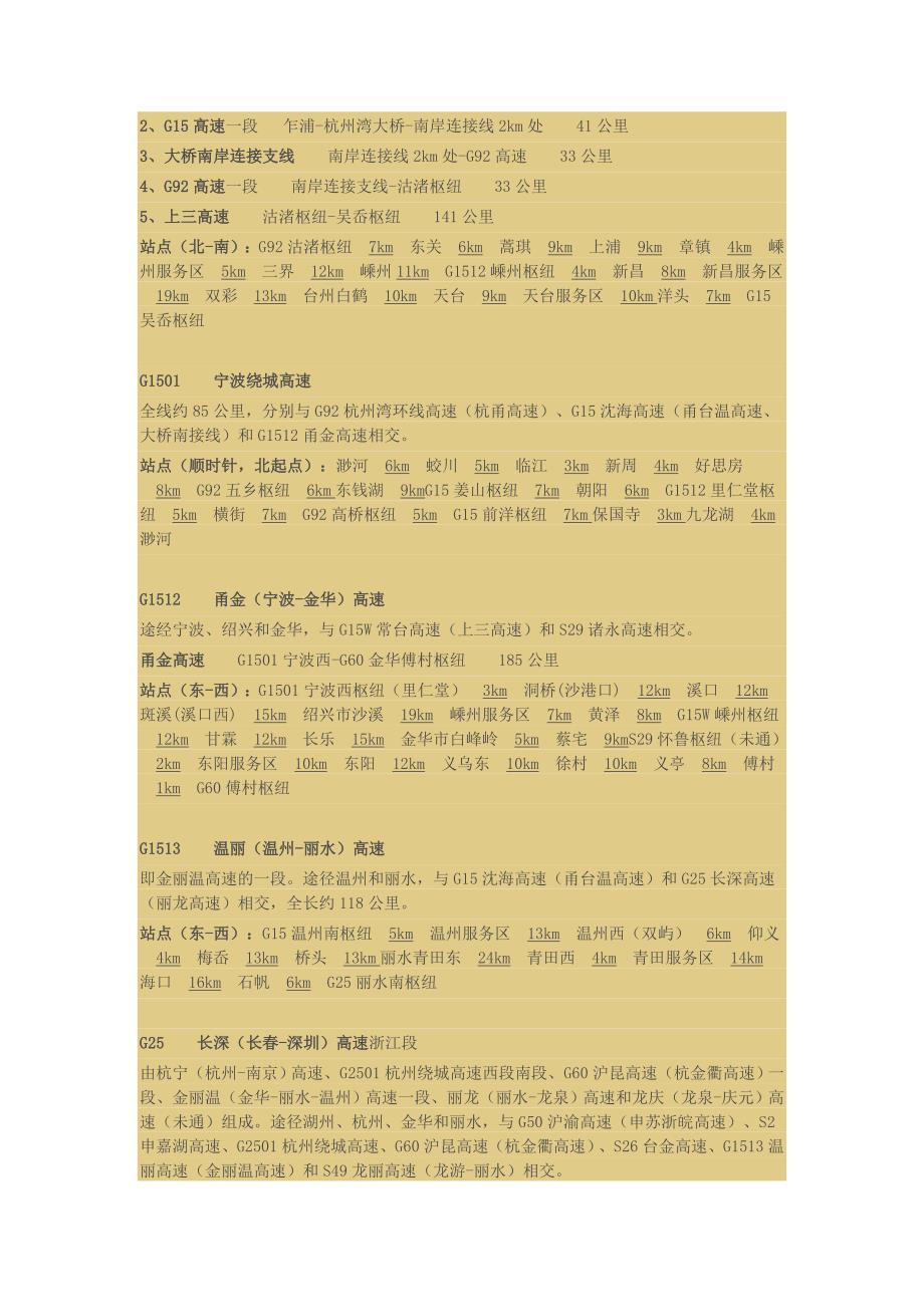浙江高速公路地图_第2页
