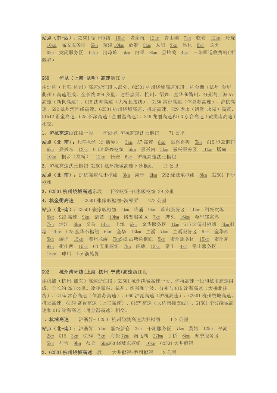 浙江高速公路地图_第4页