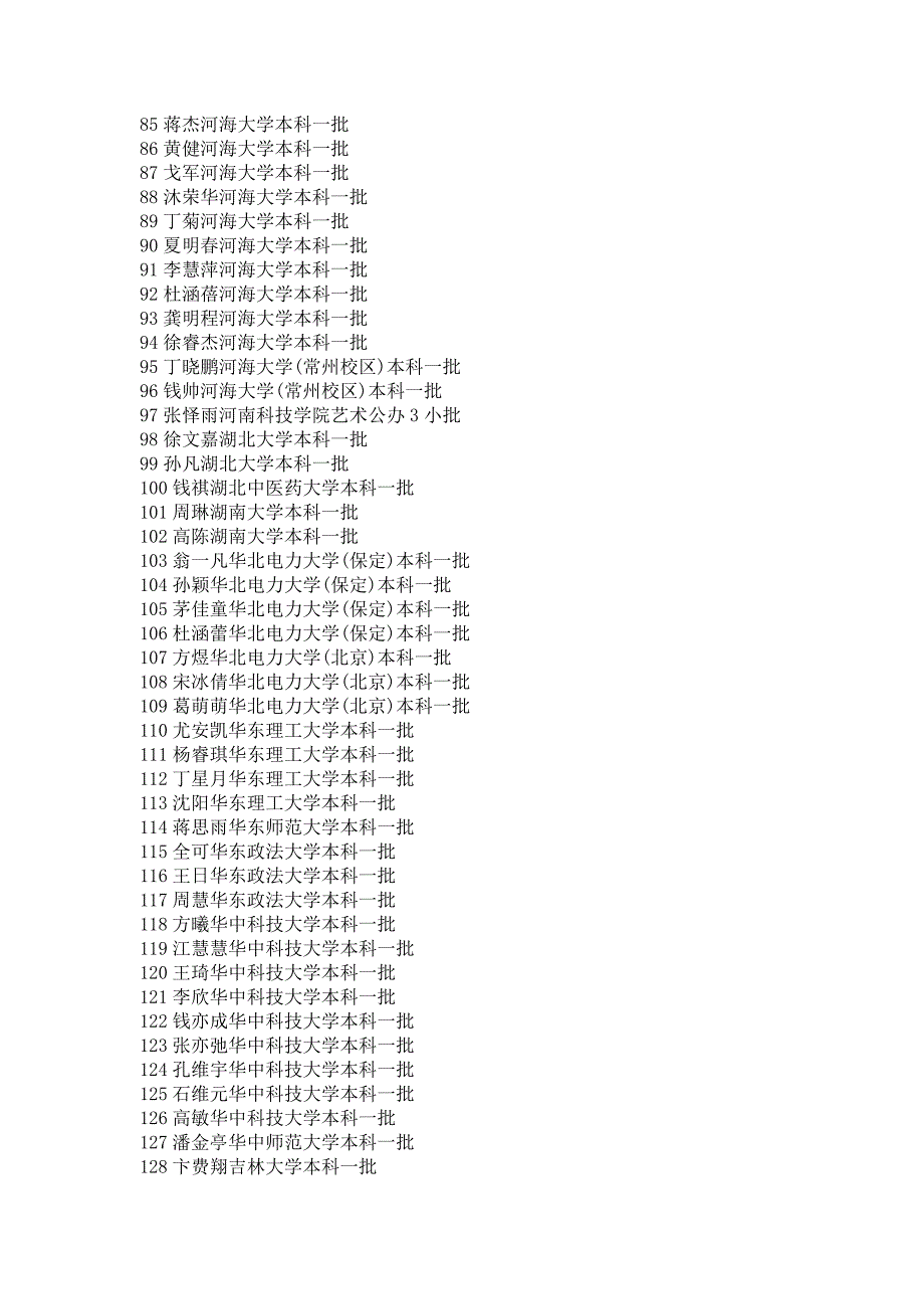 [精编]江苏省届学生录取高校名册_第3页