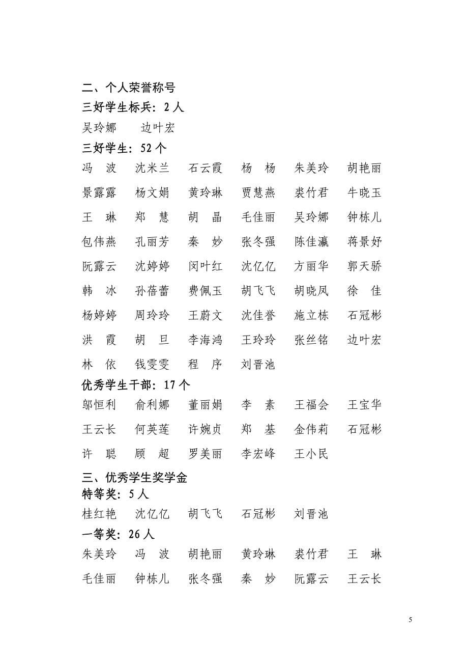 [精编]学年学生先进集体_第5页