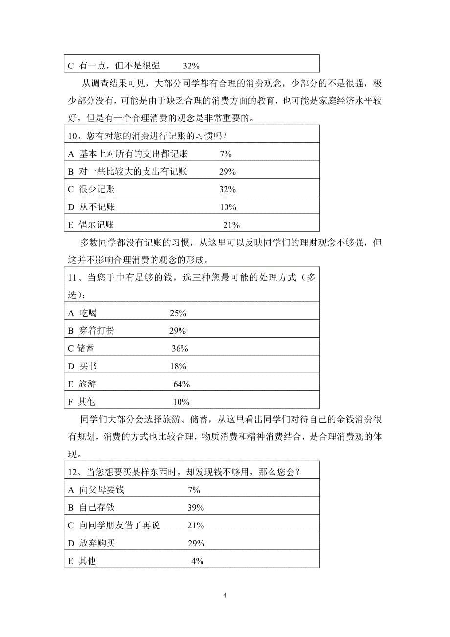 [精编]大学生的消费情况调查报告_第5页