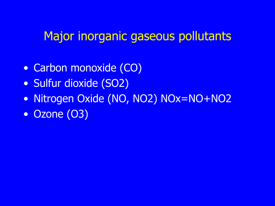 环境化学英文课件-Inorganic-Gaseous-Pollutants_第2页