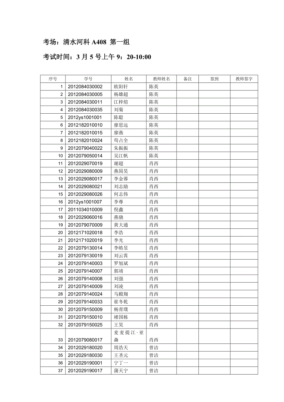 [精编]数字电路综合实验-3补考考场安排_第1页