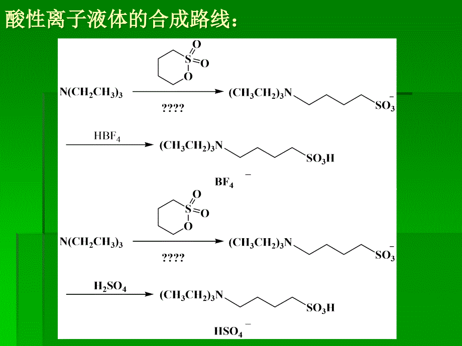 SO3H一功能化酸性离子液体的合成及性能Ⅰ(毕业论文答辩)_第4页