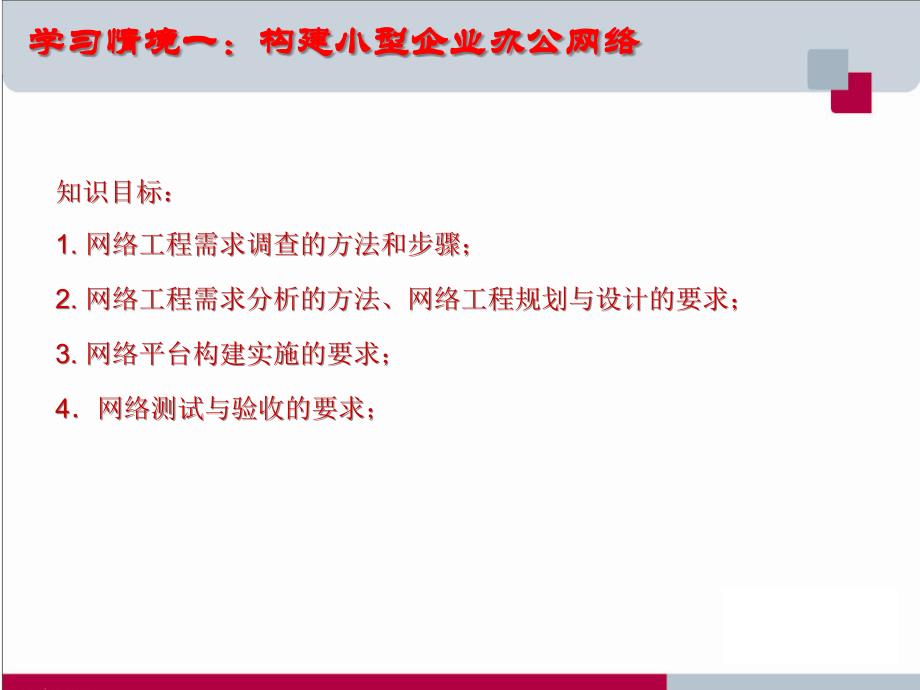 网络工程设计与实施知识学习教案_第3页