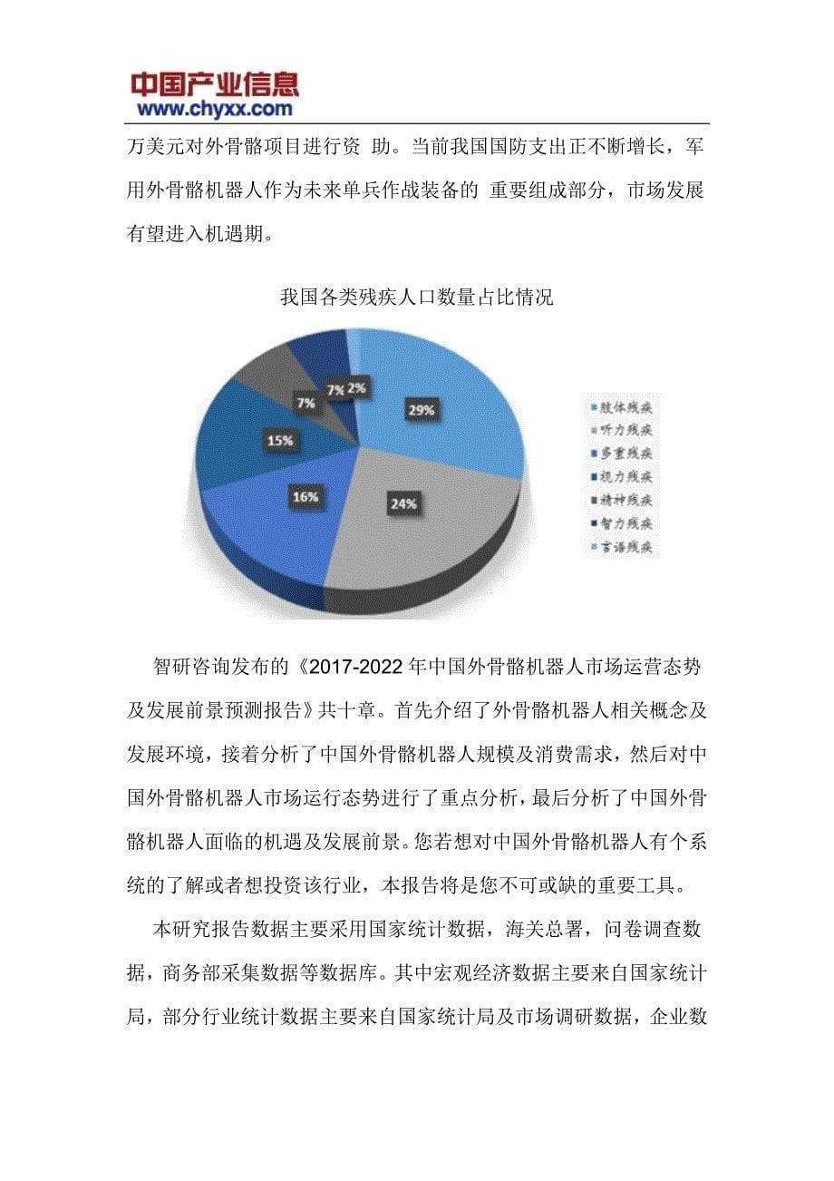 中国外骨骼机器人市场运营态势研究报告(目录)_第5页