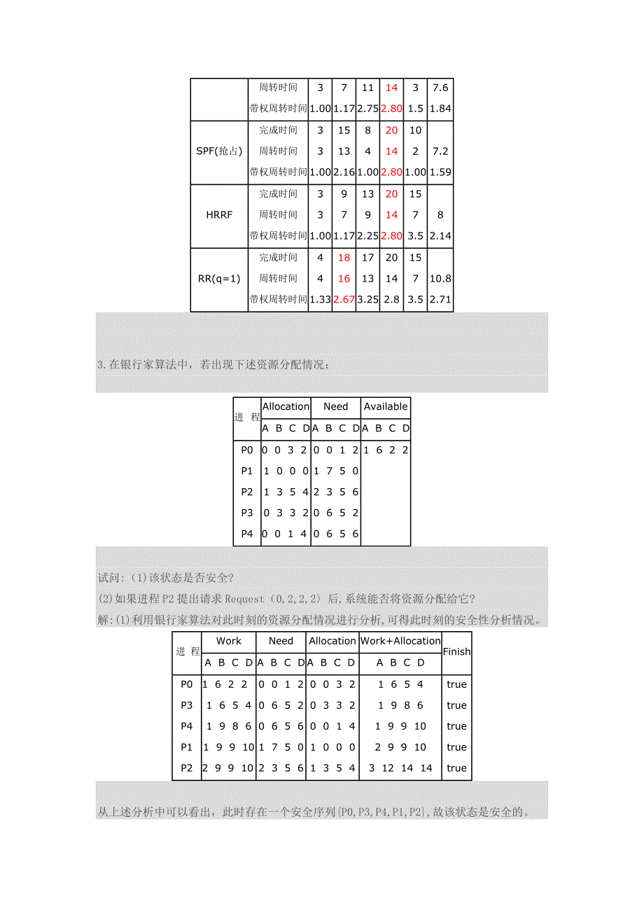 【精选】操作系统习题及答案四_第4页