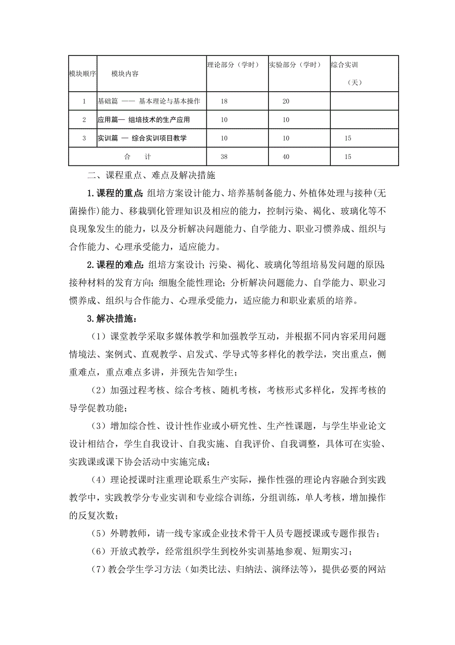 植物组织培养技术课程教学总结_第2页