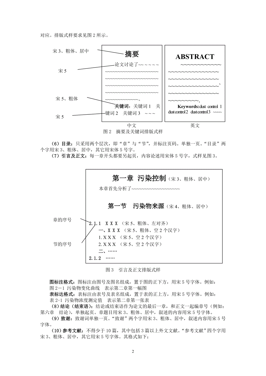 中国地质大学网络教育学院本科毕业论文(设计)撰写规范(试行)_第2页