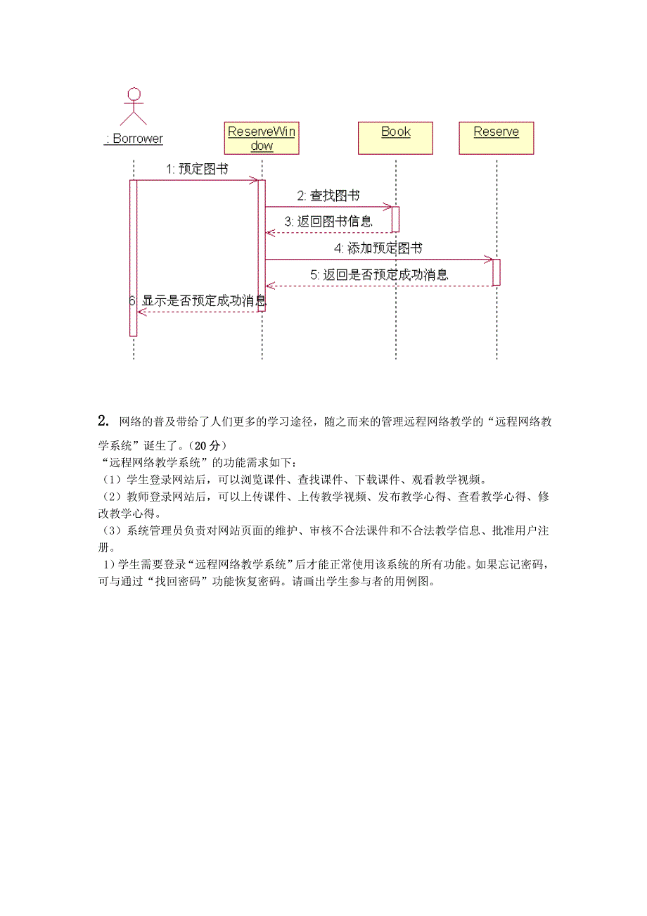 [2017年整理]UML试卷及答案_第2页