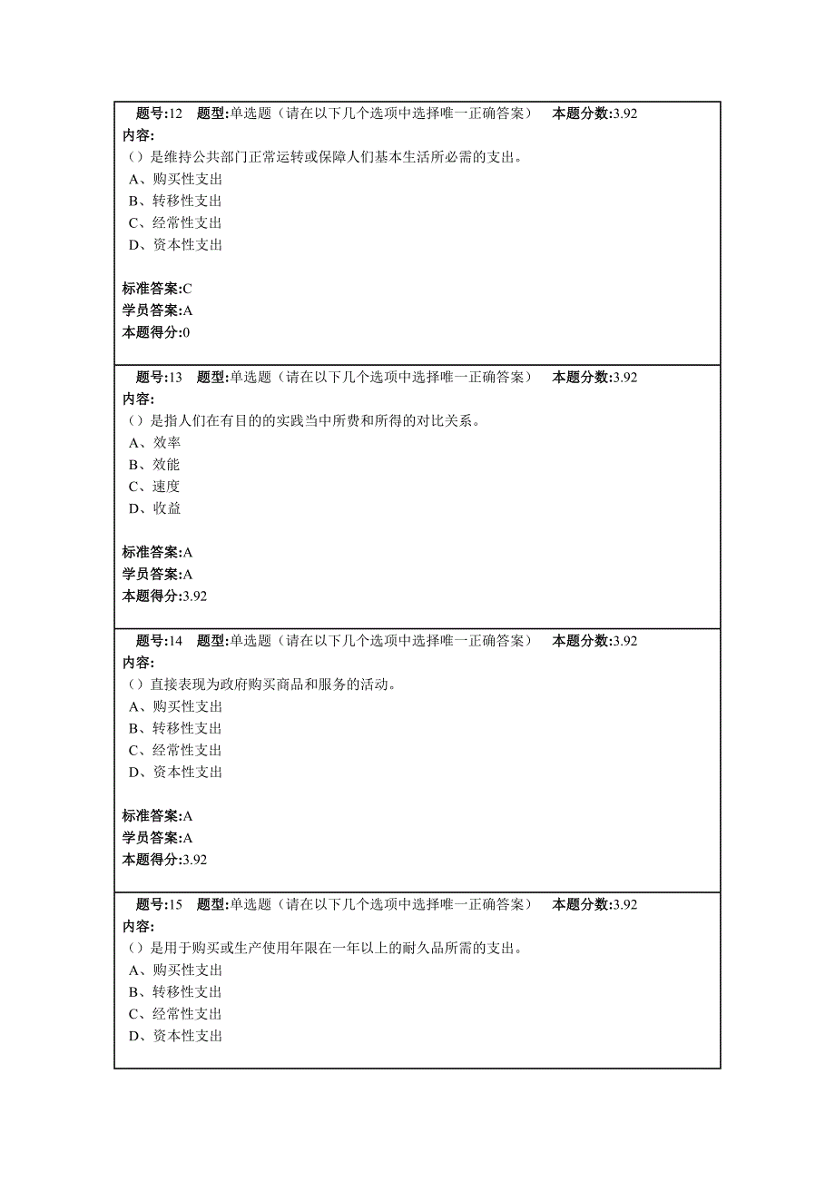 13春《财政学》作业2_第4页