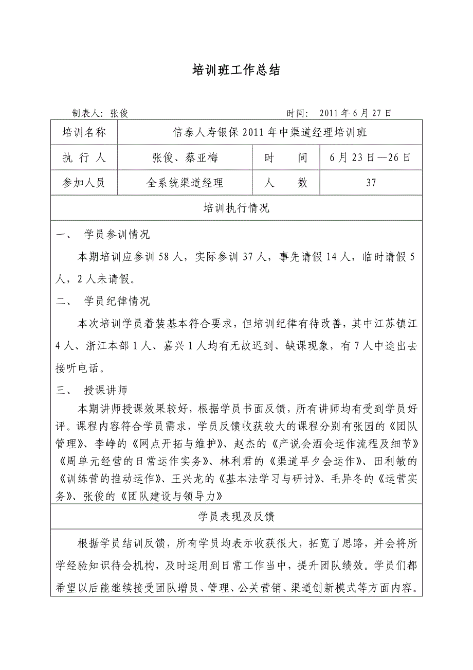 培训班工作总结（渠道经理2011.6）_第1页