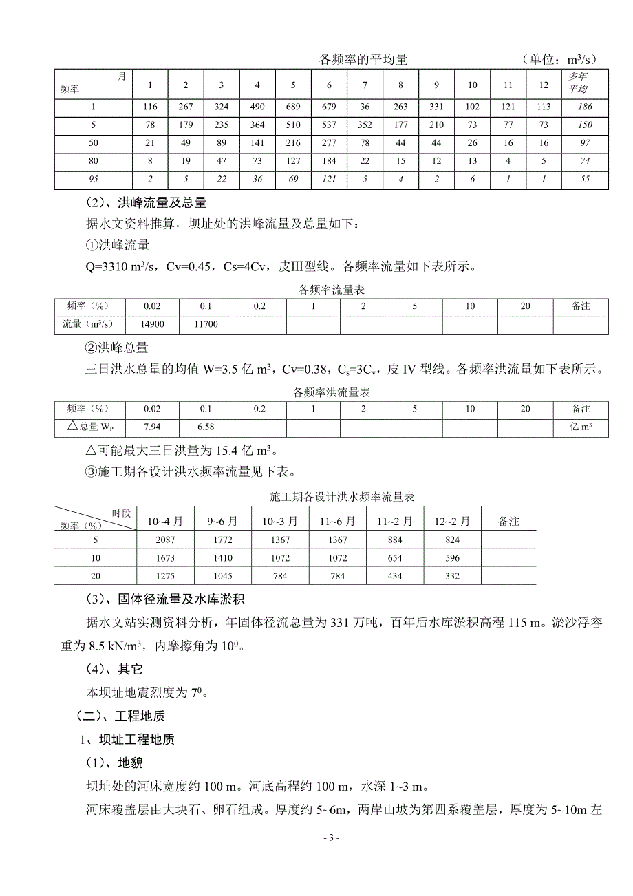 【精选】水工建筑物课程设计任务书_第4页