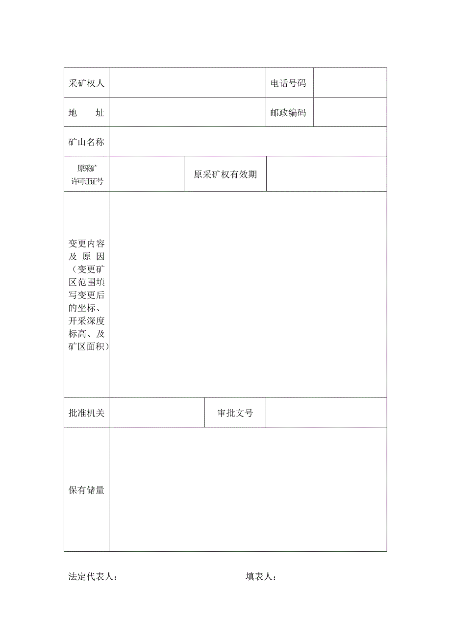 【精选】采矿权变更申请书_第3页