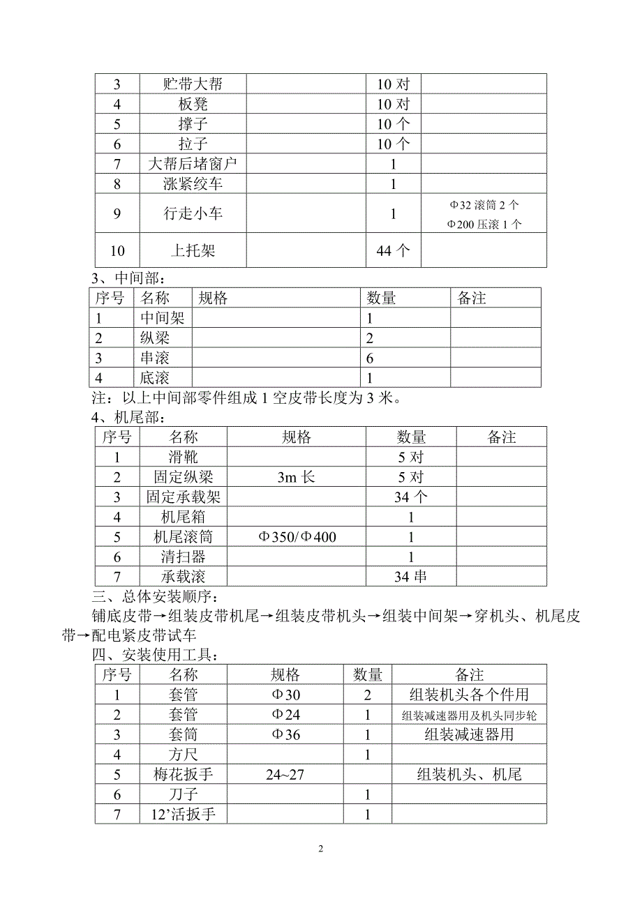 【精选】SDT—150皮带安装标准工序_第2页