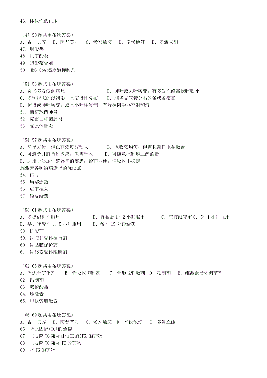 十种疾病的药物治疗_第3页