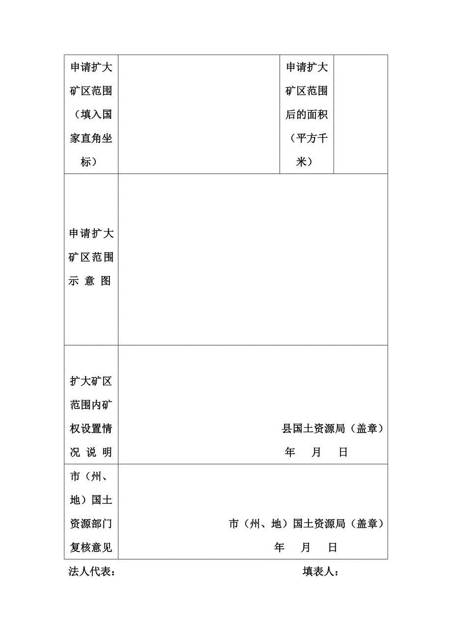 【精选】采矿权调整矿区范围申请表_第3页