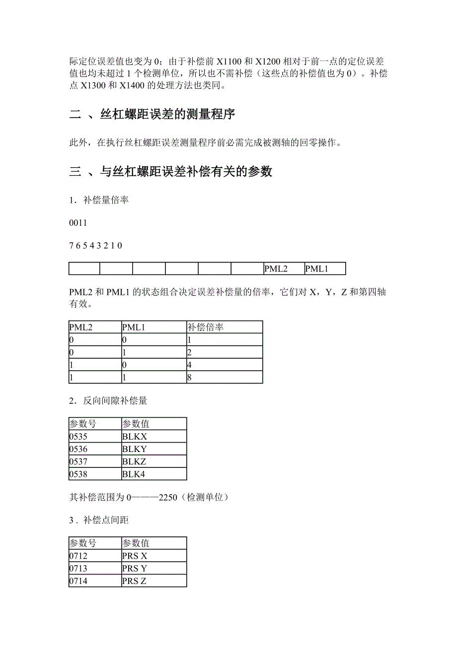 【精选】FANUC 0M 丝杠螺距误差补偿的基本原理和补偿方法_第2页