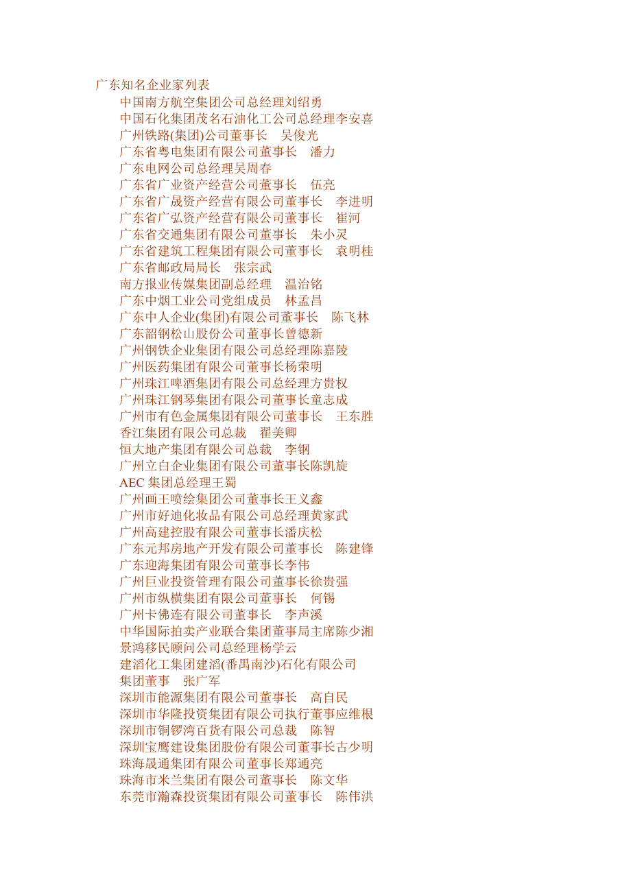 广东知名企业家列表_第1页