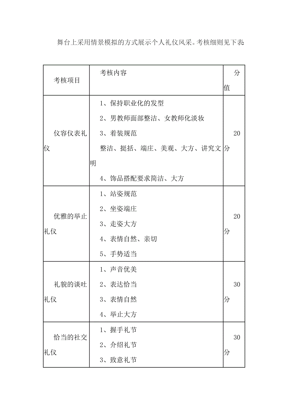 【精选】五项全能基本功训练规范要求与考核标准_第3页