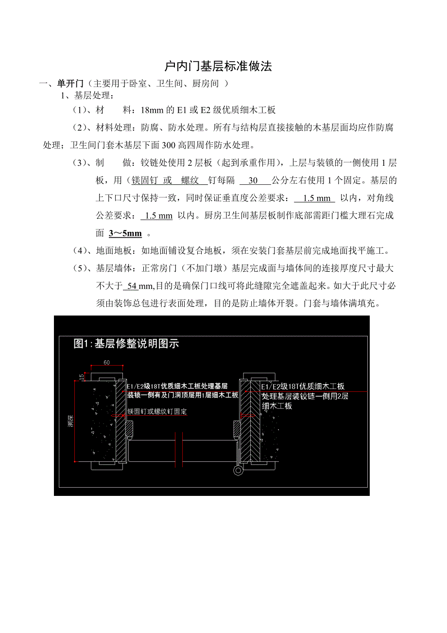 【精选】户内门基层标准做法_第1页