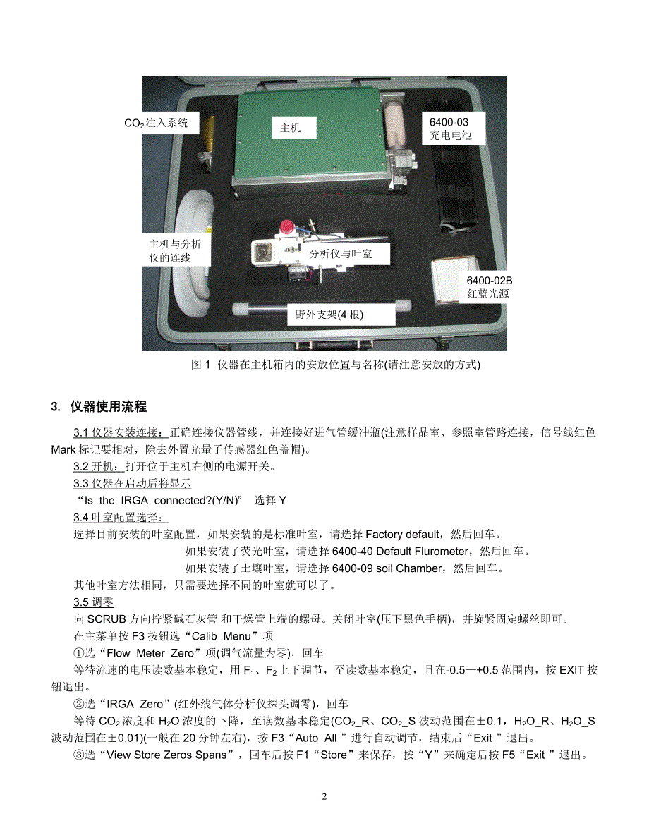 【精选】LI-6400简易使用手册(带功能行和参数行说明)_第2页