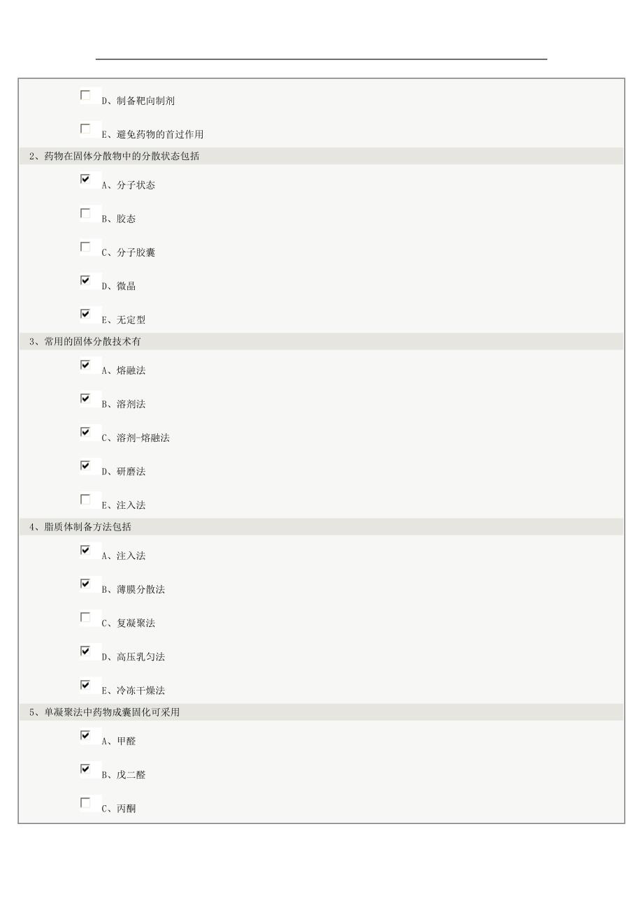 药剂学第16章在线测试_第2页