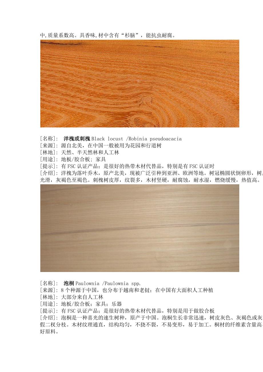 【精选】100种常用木材木纹大全_第4页