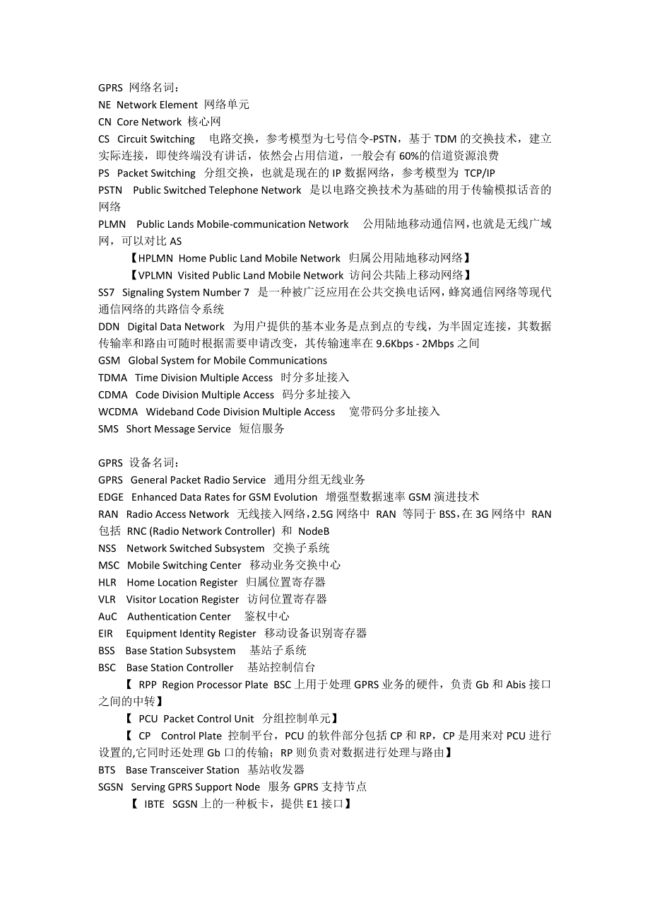 [2017年整理]GPRS word_第1页