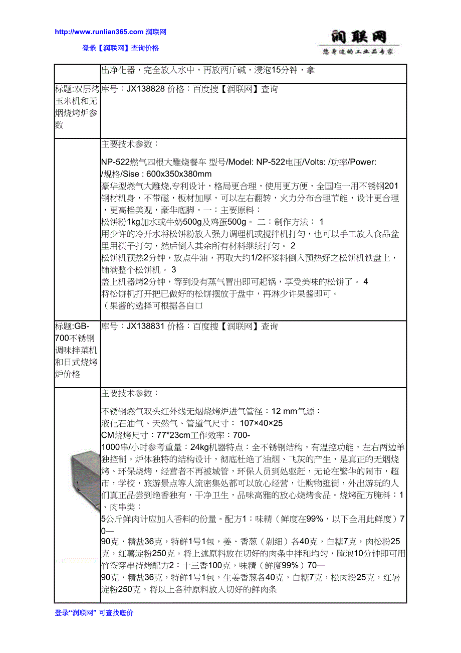 [2017年整理]燃气大雕烧小吃车和全自动旋转烧烤机价格_第2页