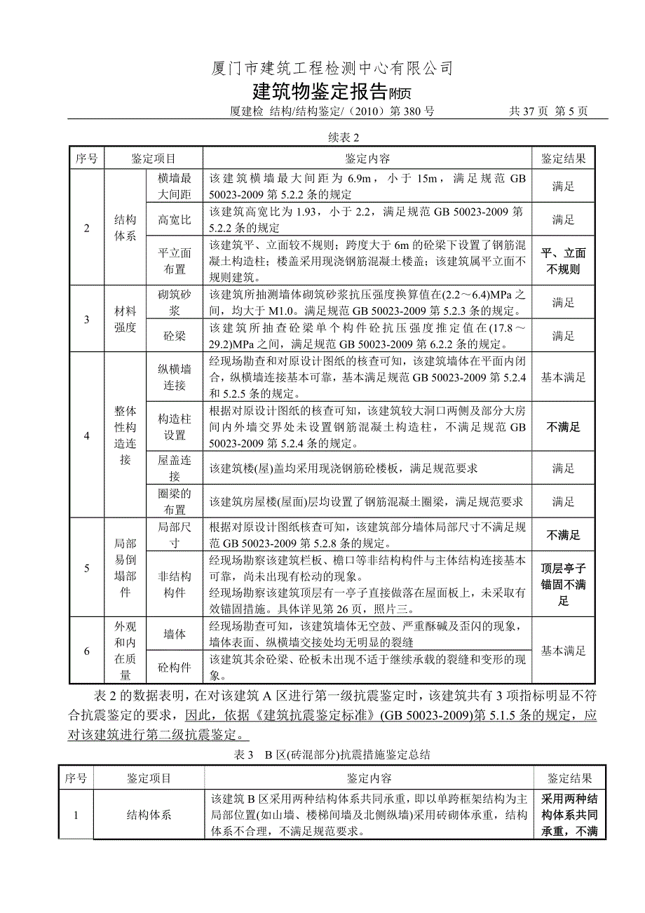 [2017年整理]钢混框架结构抗震鉴定报告_第3页