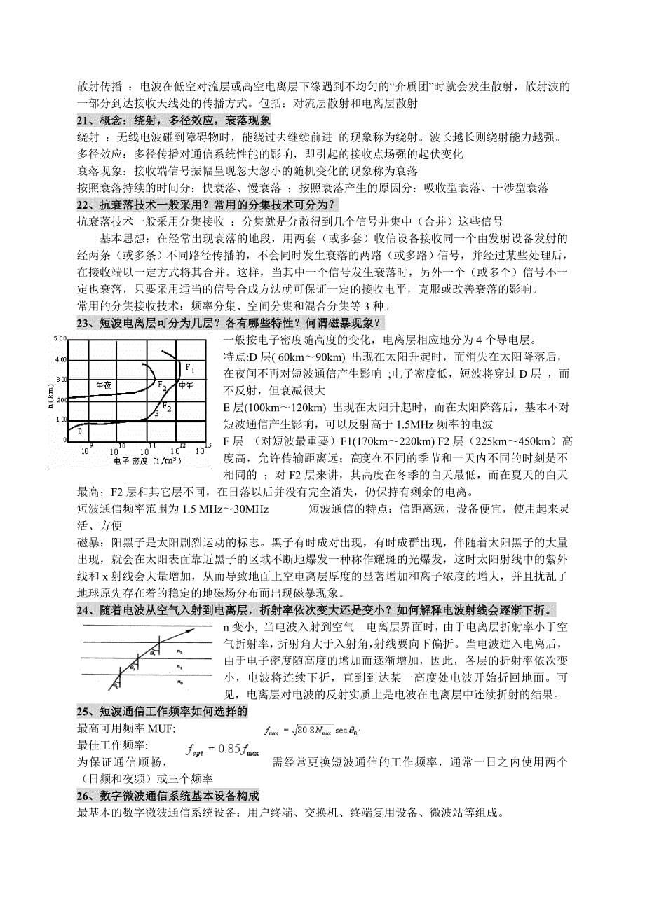 [2017年整理]现代通信技术复习题_第5页