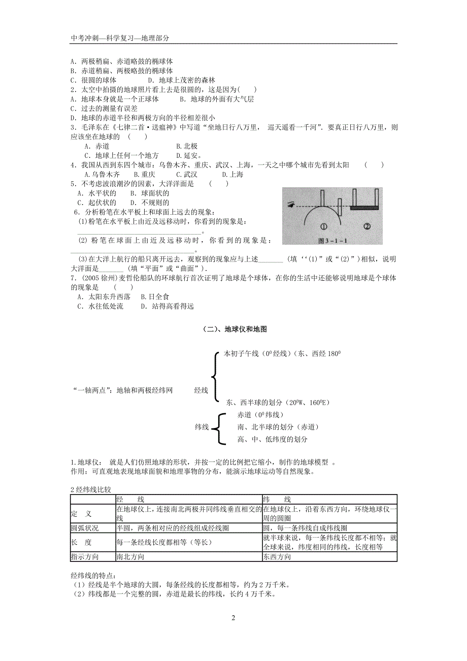 【2017年整理】地理中考资料及试题_第2页