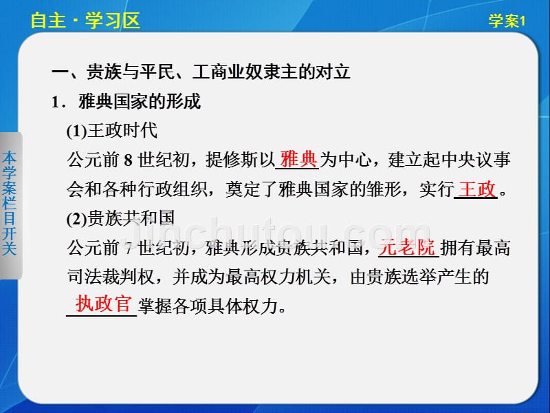 【课堂设计】2015-2016学年高二历史人民版选修1课件：专题一 1 雅典往何处去 _第4页