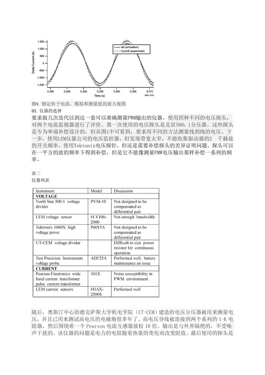 【2017年整理】在逆变电源下的异步电动机性能测试2_第5页