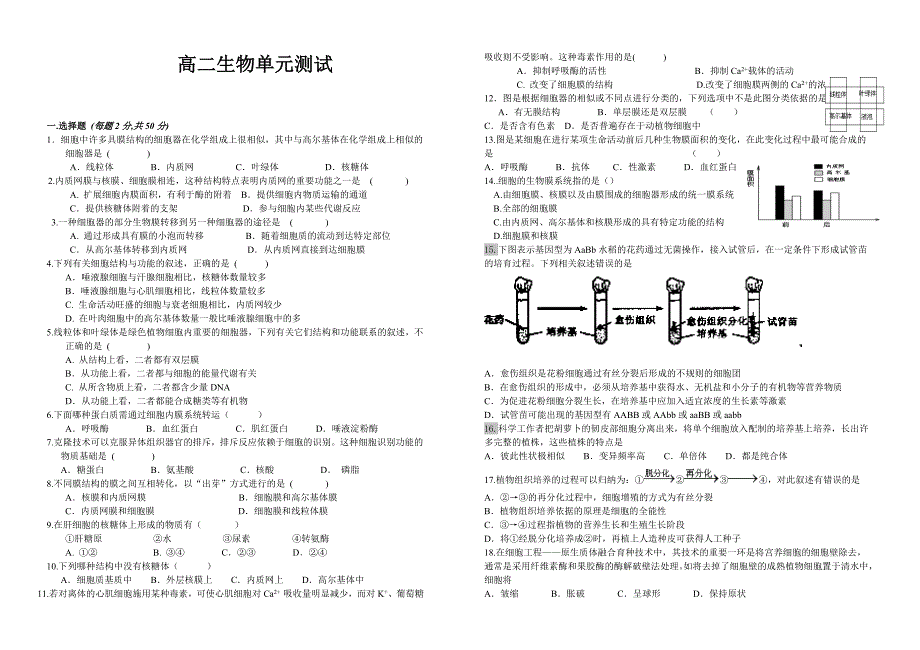 【2017年整理】选修单元测试_第1页