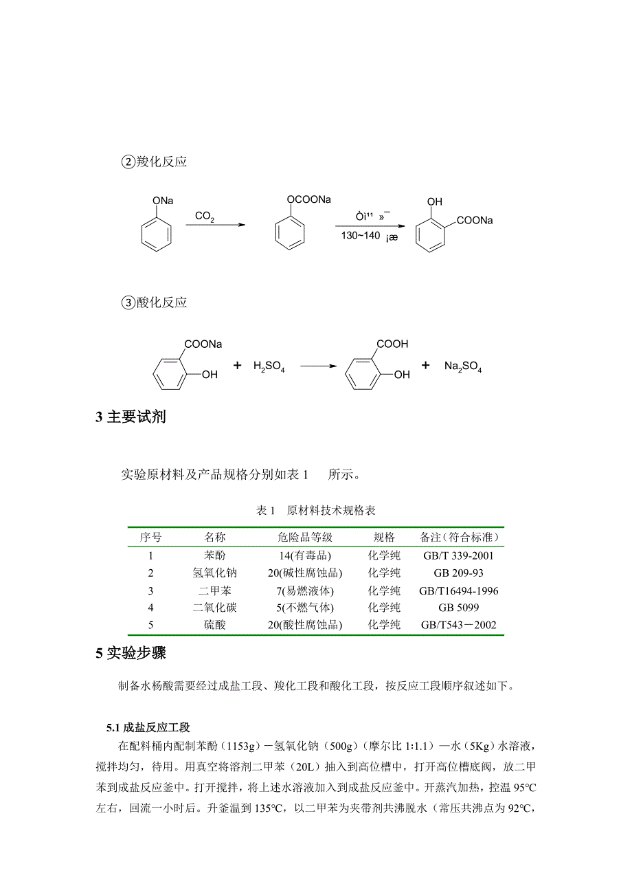 【2017年整理】实验一_Kolbe法合成水杨酸(修改)_第2页