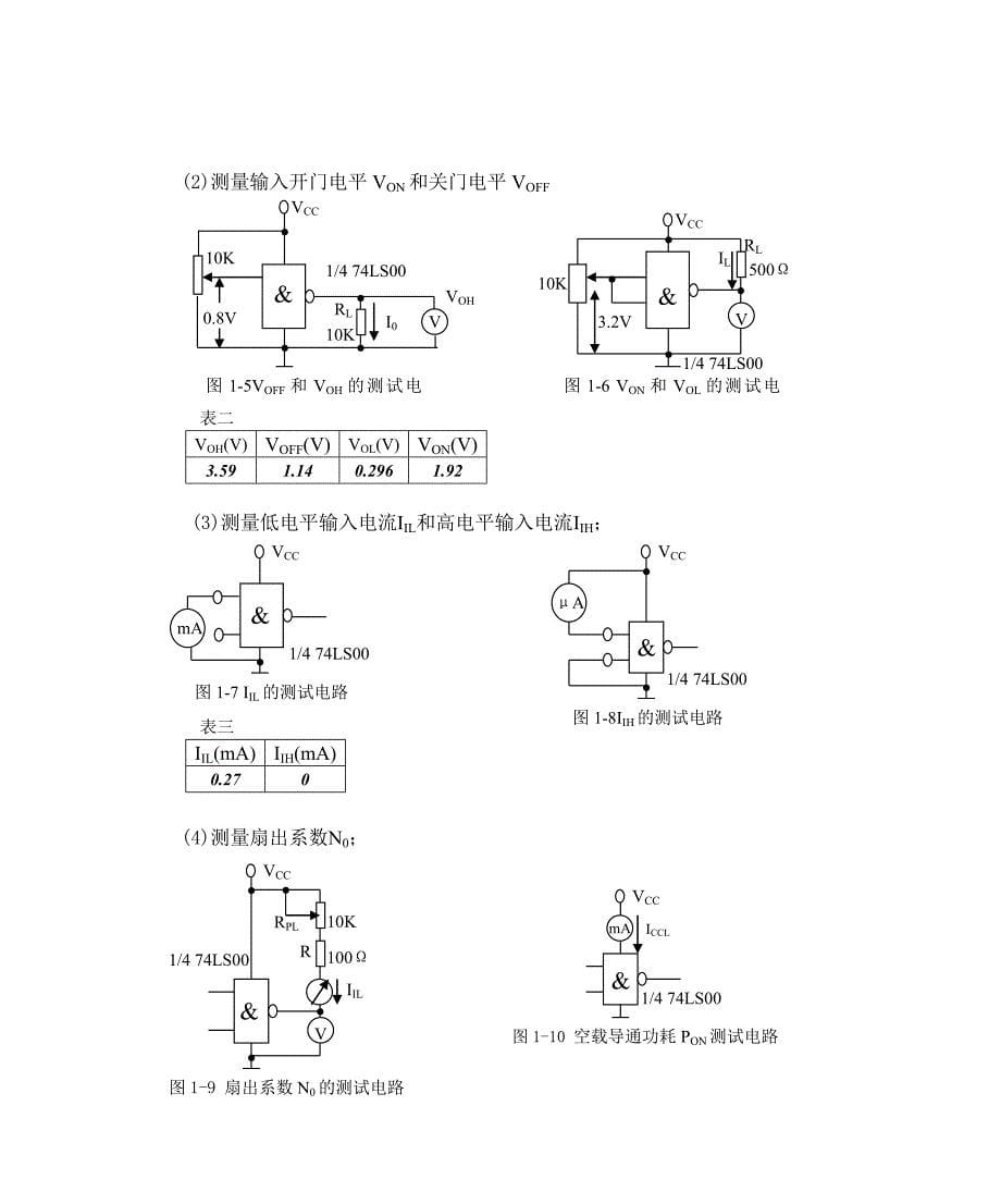 【2017年整理】实验一 TTL与非门的参数测试_第5页