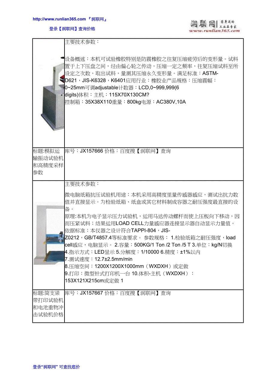 【2017年整理】盐雾测试机和弹簧拉压试验机价格_第5页