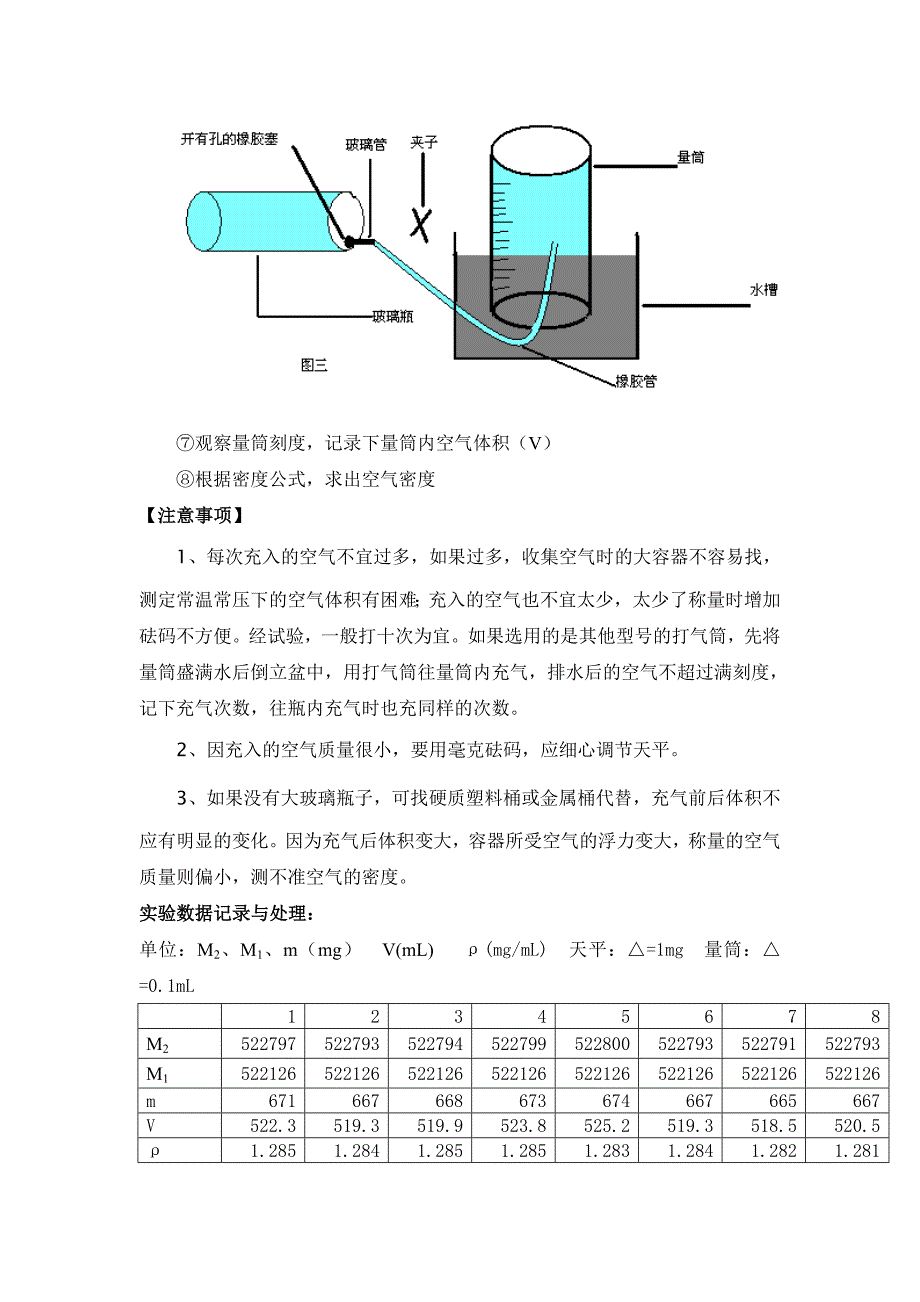 【2017年整理】空气密度的测量实验报告_第4页