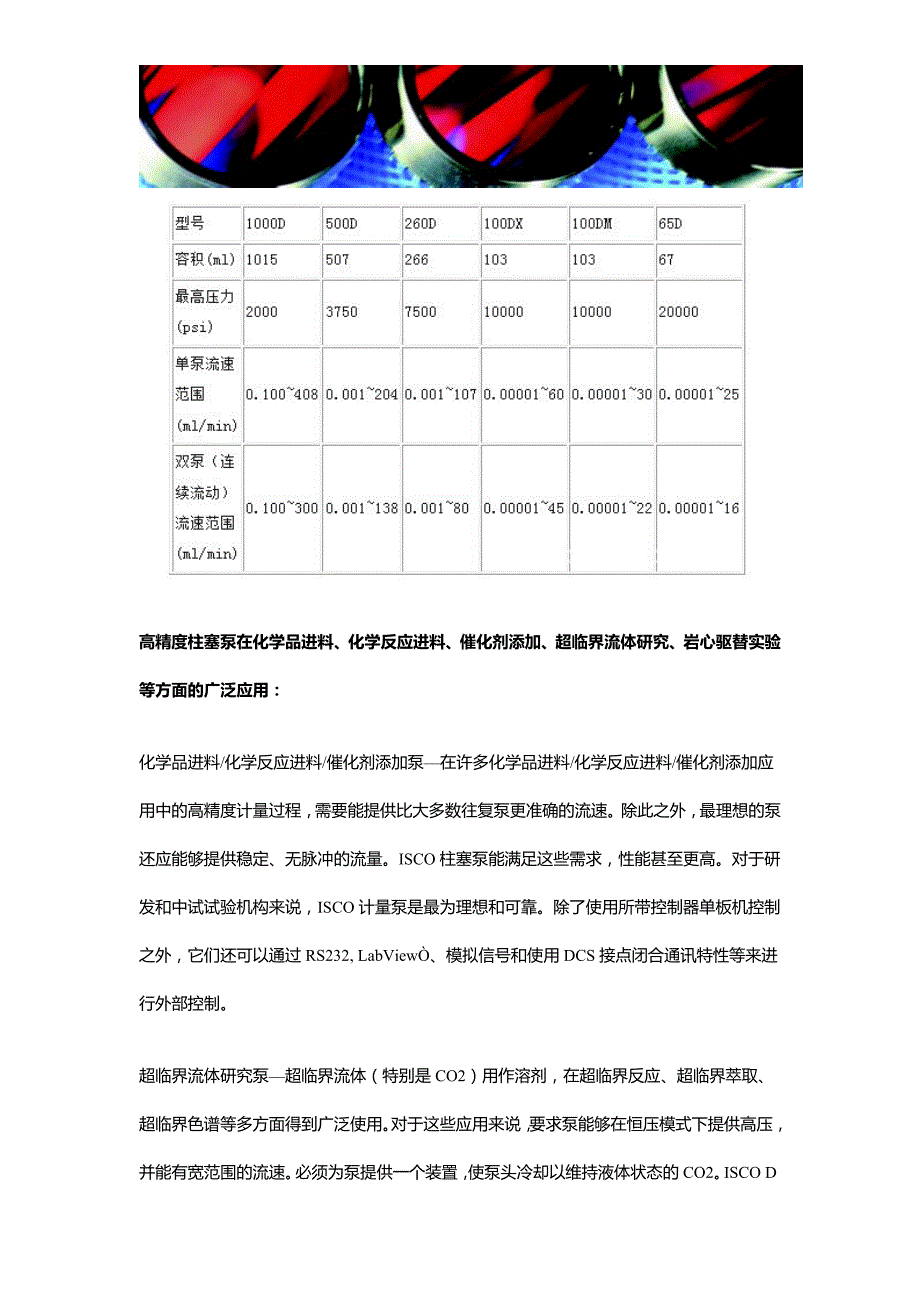 【2017年整理】ISCO D系列高压柱塞泵_第3页