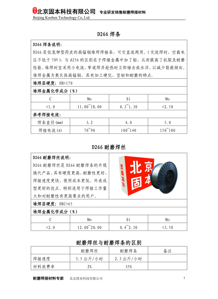 【2017年整理】d266焊条_第1页