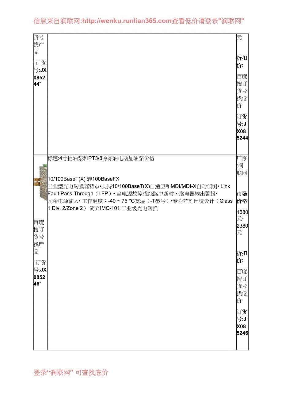 【2017年整理】syb-1手动油泵和手摇油泵ws-25价格_第5页