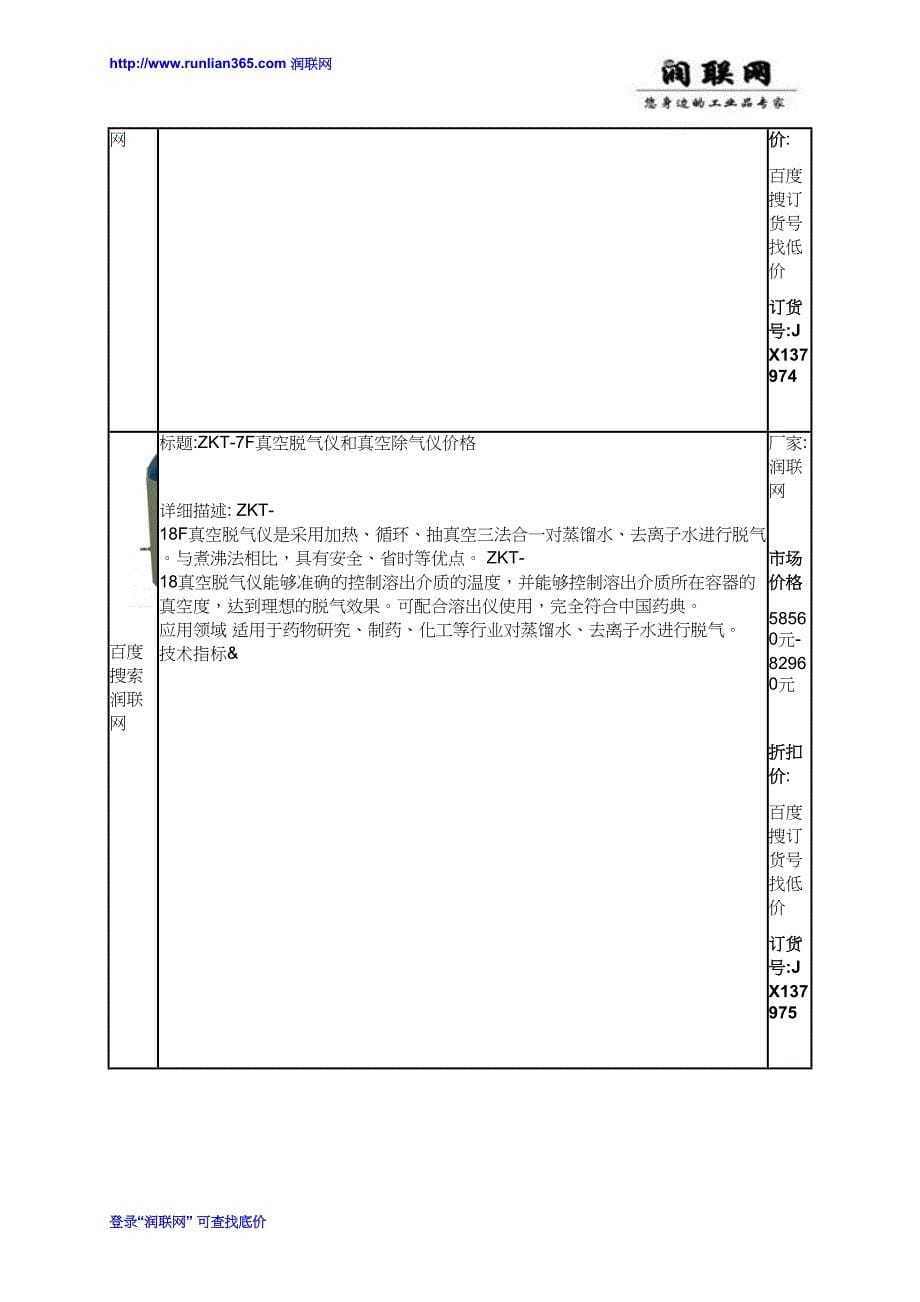 【2017年整理】ZKT-18F真空脱气仪和FAVD-25智能真空脱气仪价格_第5页