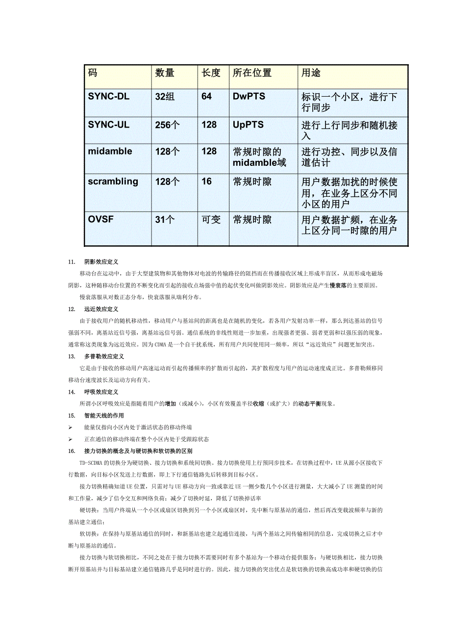 【2017年整理】TD-SCDMA面试要点_第3页