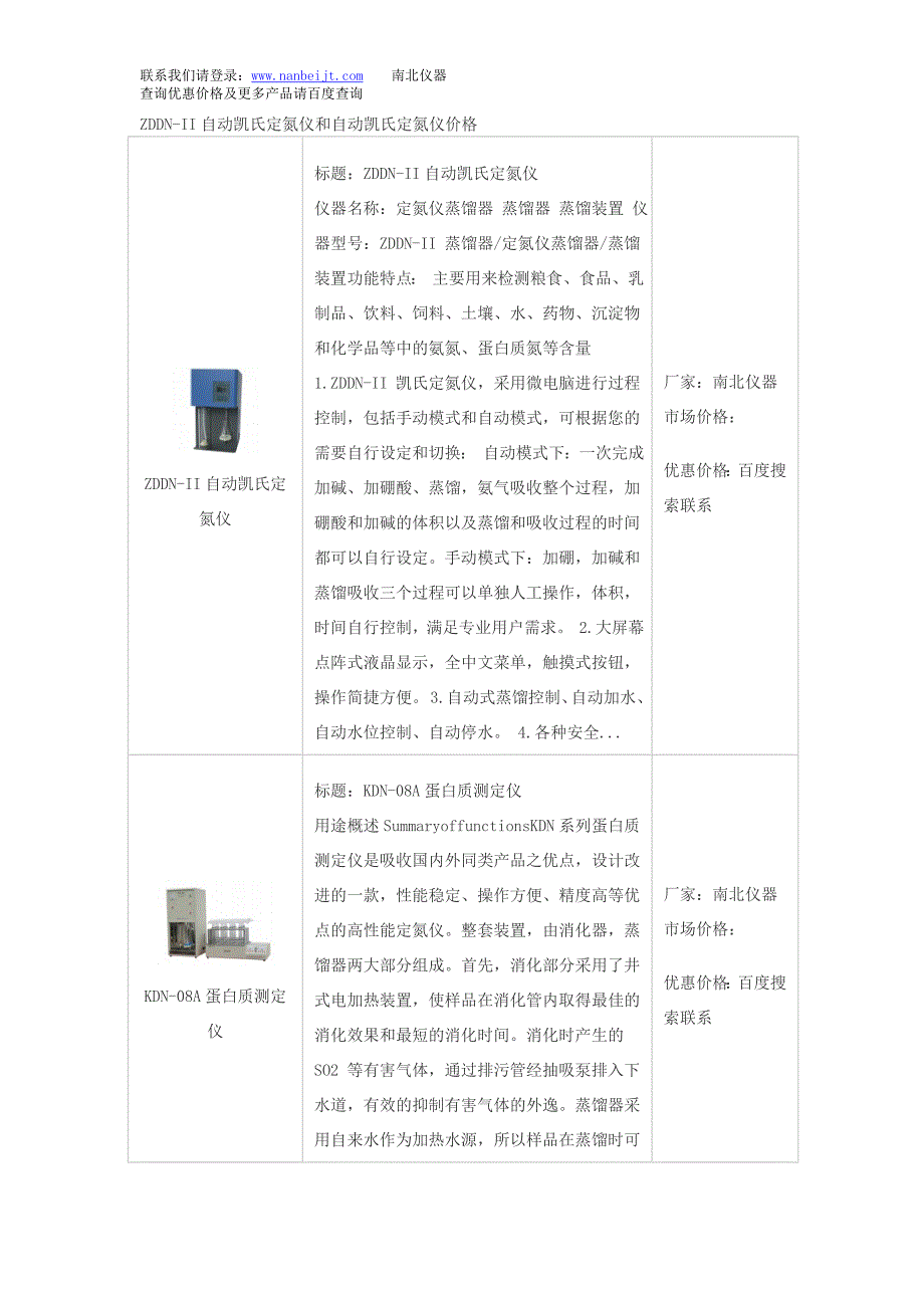 【2017年整理】ZDDN-II自动凯氏定氮仪和自动凯氏定氮仪价格_第1页