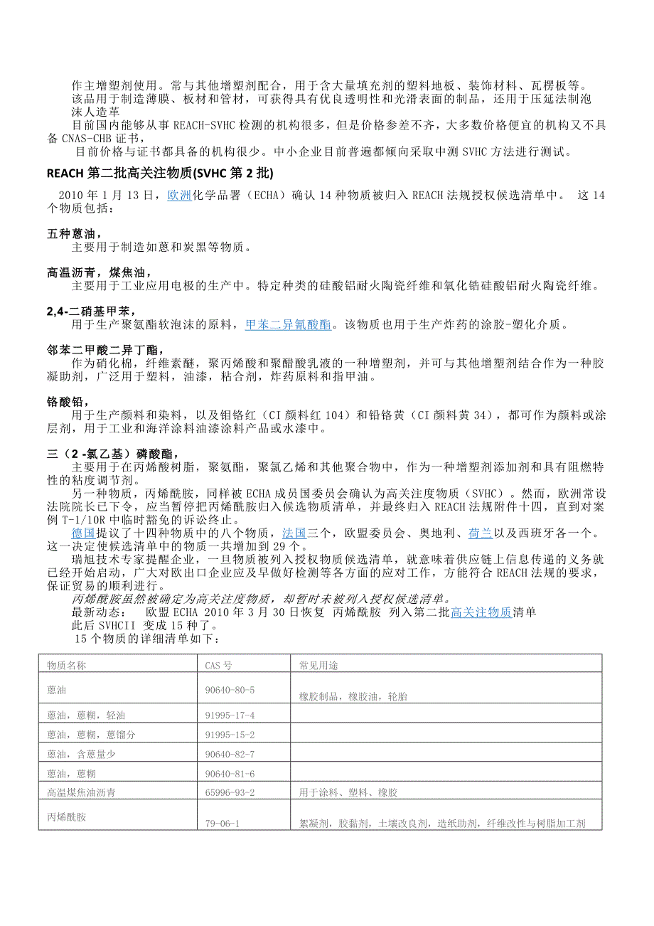 【2017年整理】SVHC高危险物质清单——REACH指令第57条_第4页