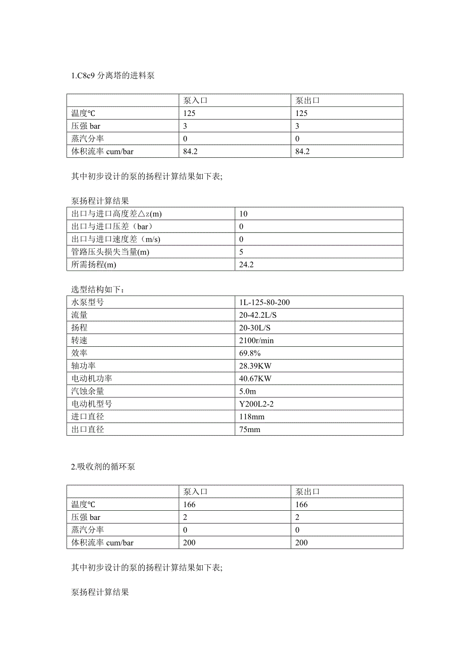 【2017年整理】泵的选型结果一览表_第1页