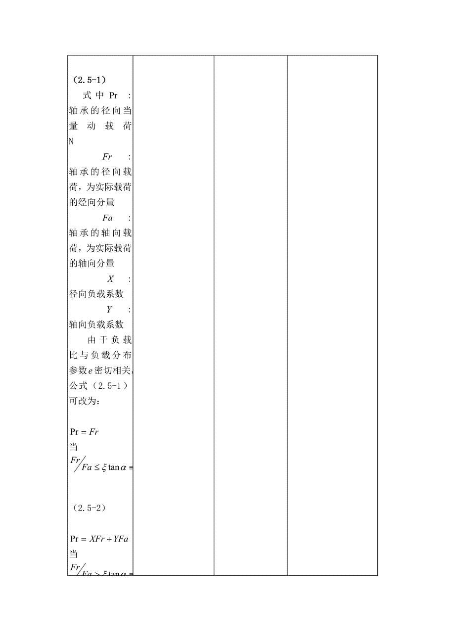 【2017年整理】NSK轴承的载荷及寿命_第5页