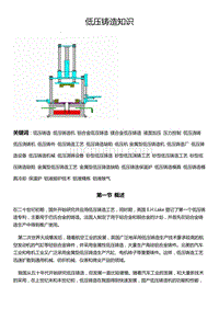 【2017年整理】低压铸造知识